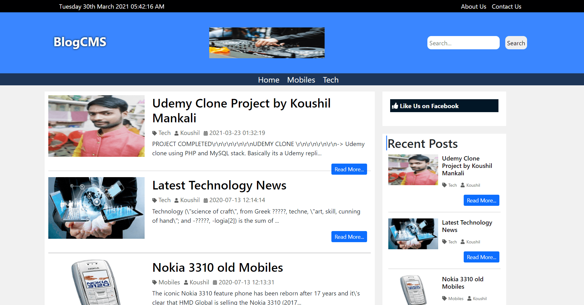 Content Management System (CMS)